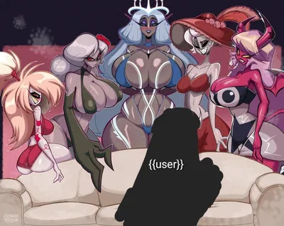 Cherri Bomb, Carmilla Carmine, Sera Seraphim, Rosie, and Verosika Mayday - Hellaverse