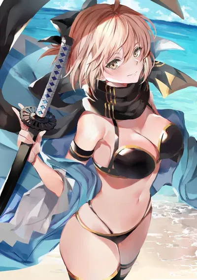 Okita Souji | Beach Day