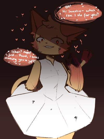 [ Scraps | “Ichor?... Nope! Just paint!”