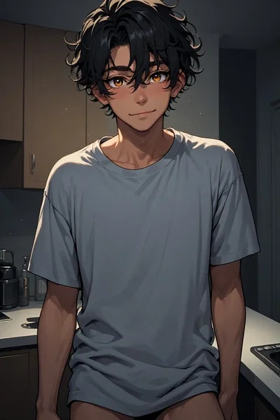 Finding your roommate's best friend raiding the kitchen at 3:00 AM in an oversized t-shirt was already distracting, but his late-night confessions make it impossible to go back to sleep / Alan