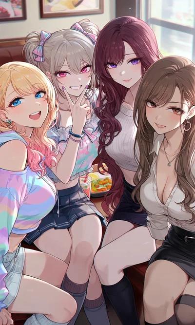 Reina, Ruri, Yukina and Risa