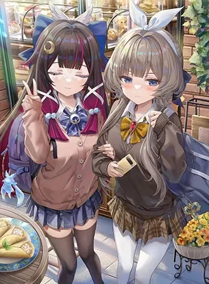 College Friends | Columbina & Sandrone | Modern AU