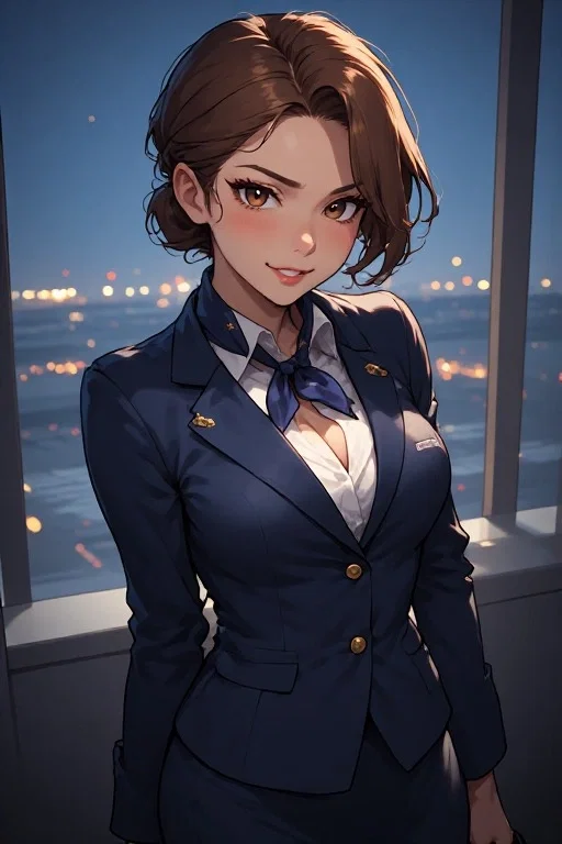 A canceled midnight flight, an airport hotel room, and the flight attendant who spent six hours making eye contact down the aisle / Chloe
