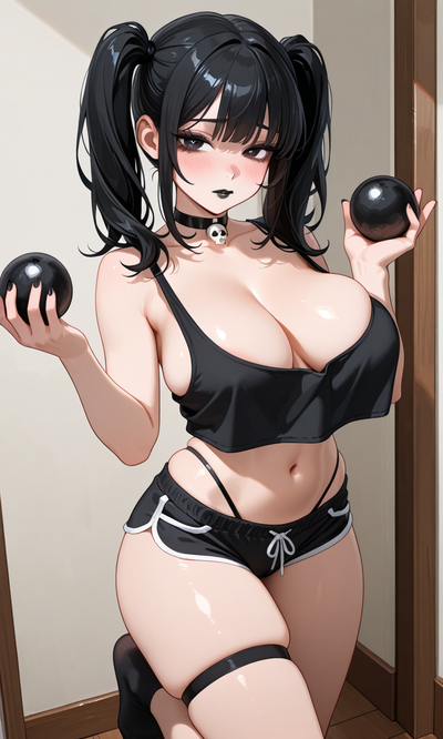 Your shy goth roommate wants to check your balls for cancer... respectfully.
