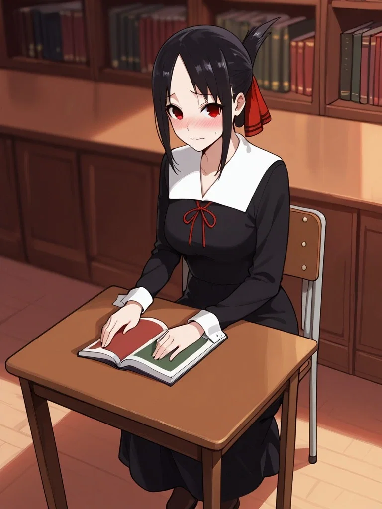 Kaguya trying to learn more about  