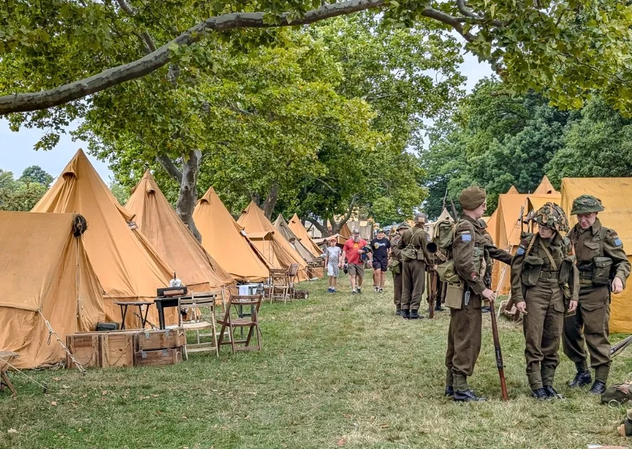 Attend a WWII reenactment in the modern day!
