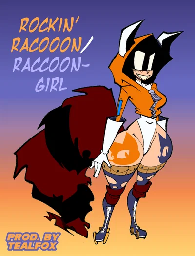 Rockin’ Raccoon/Raccoon-Girl | The THICC Raccoon Vigilante
