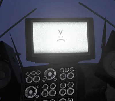 {- ''Gaze upon the Red Screen.'' | Titan TV Man 1.5 -}