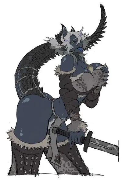 Drea - The Dragon-lady that was sent to hunt you but found you cute