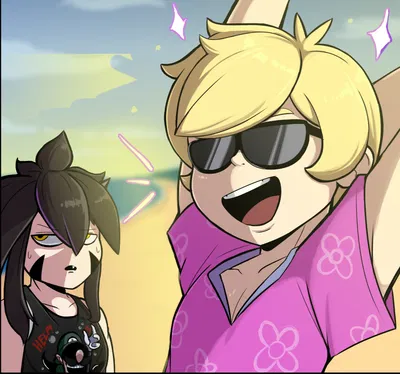 Femboy Beach Day