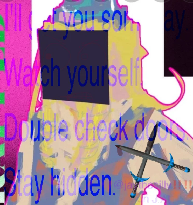 " Just.. stop. You'll freeze your lips off.. " ♡ Itrapped ♡ [ Forsaken / Roblox ]