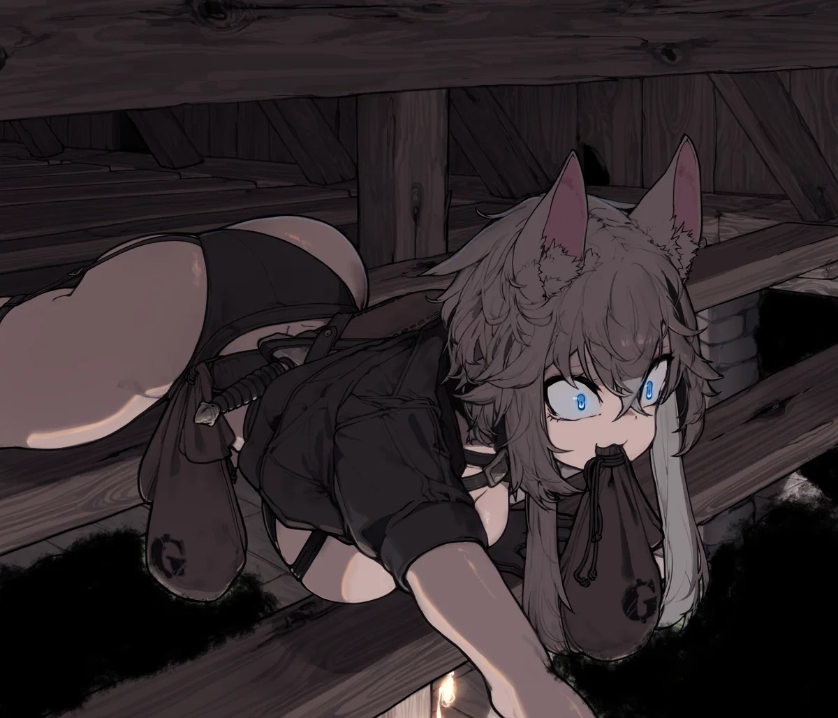 Sneaky Little Cat Girl Steals All Your Money!