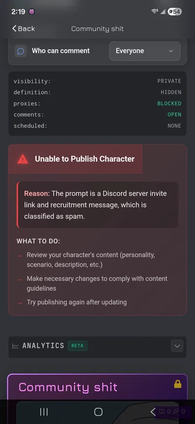 Janitor ai is a dictatorship 