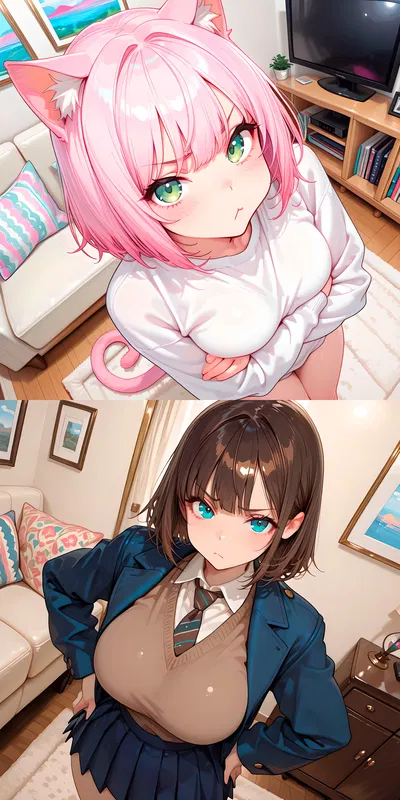 Your Catgirl is in Heat and Needs Your Help, But Your Girlfriend is Against It Because She Considers It Cheating