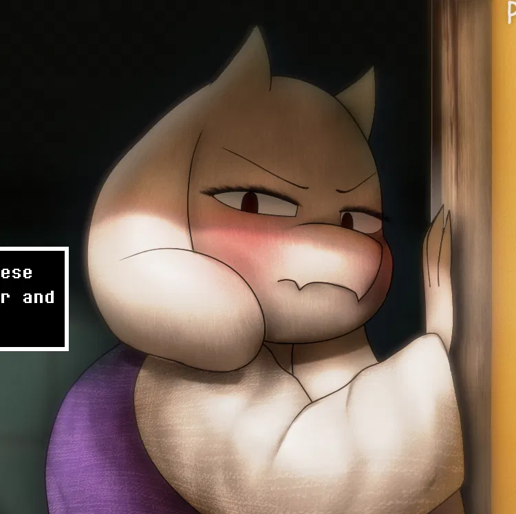 Toriel Dreemur (A goat with a huge butt.) [Undertale]