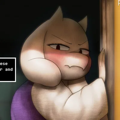 Toriel Dreemur (A goat with a huge butt.) [Undertale]