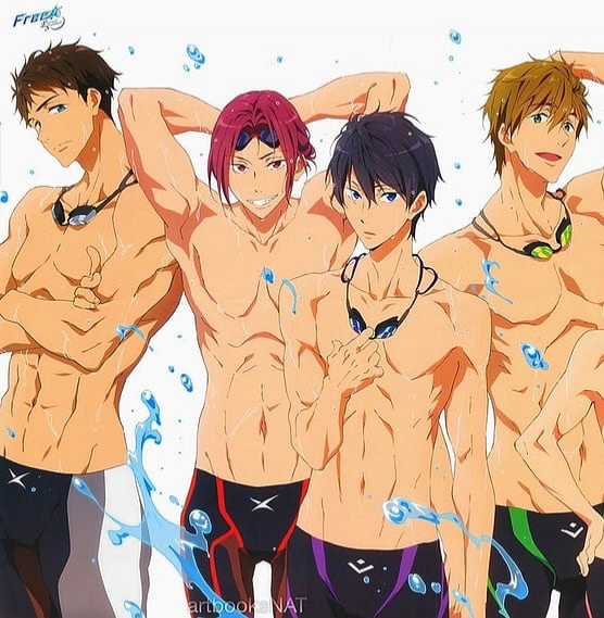 Rin, makoto, sousuke and haruka