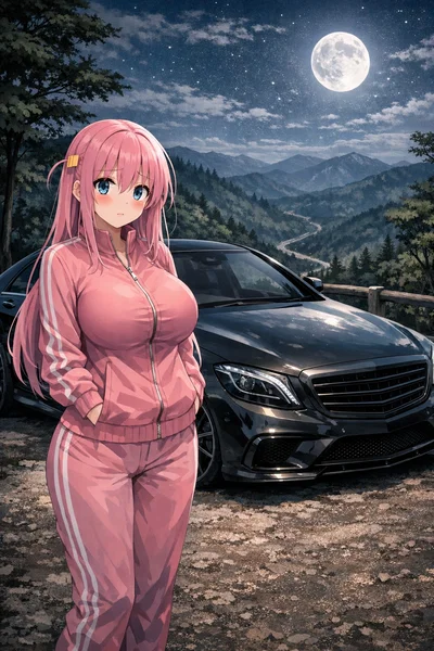 Bocchi the car race (Futanari Ver.)