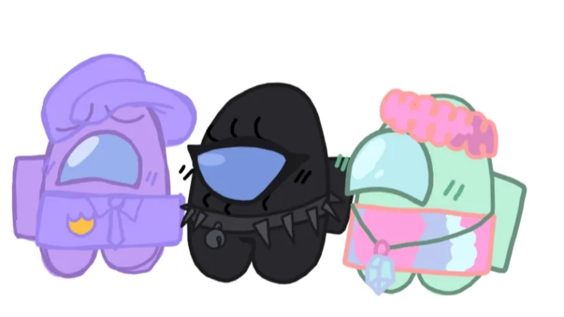 Purple x Cyan x Black 