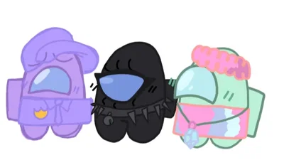 Purple x Cyan x Black 