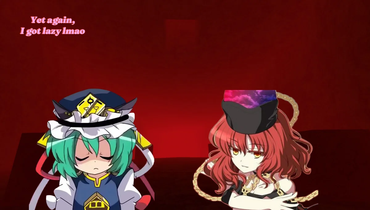 Hecatia Lapislazuli and Eiki Shiki Yamaxanadu (Hell's only defense.)