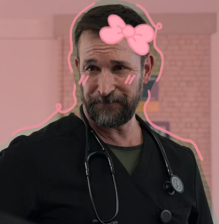 Dr. Michael 'Robby' Robinavitch | smoking his cigarette