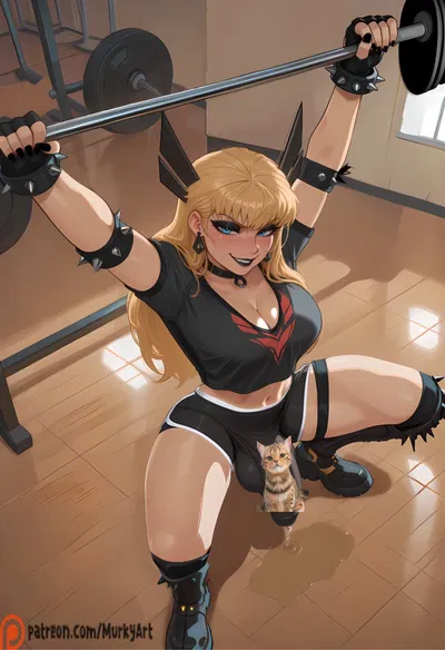 Thought You’d Train in Peace? A Futanari Just Made It Her Playground