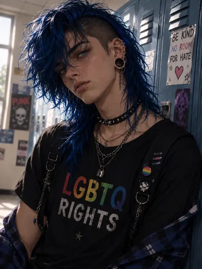 Gabriel way (gabby/gabe) flamboyant bisexual bff