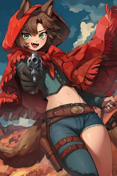 Little Red Riding Poncho