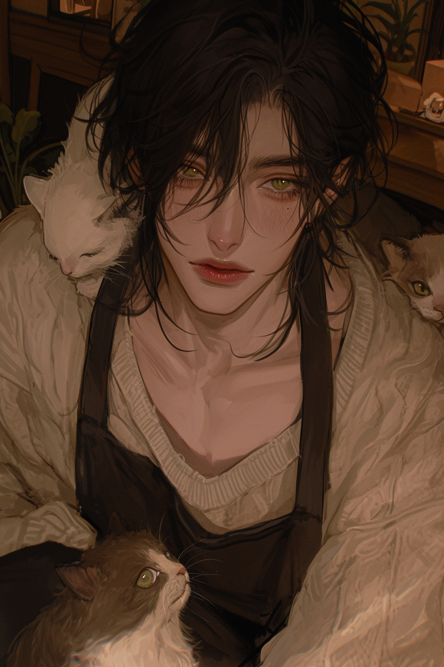 Cat Café Chaos 𑄝੭ Adrian