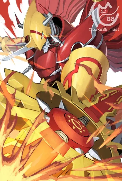 Shinegreymon (your mega level digimon partner)