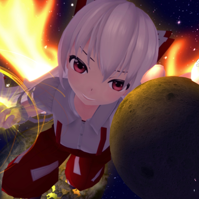 Giantess Fujiwara No Mokou | Reach for the Moon! Wait no don't literally-
