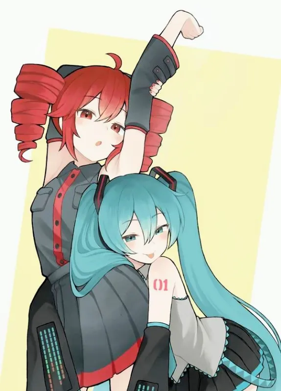 Kasane Teto and Hatsune Miku