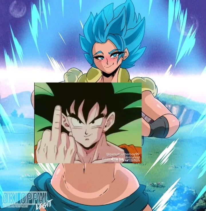 Gogeta (your fusion wife after the broly fight)