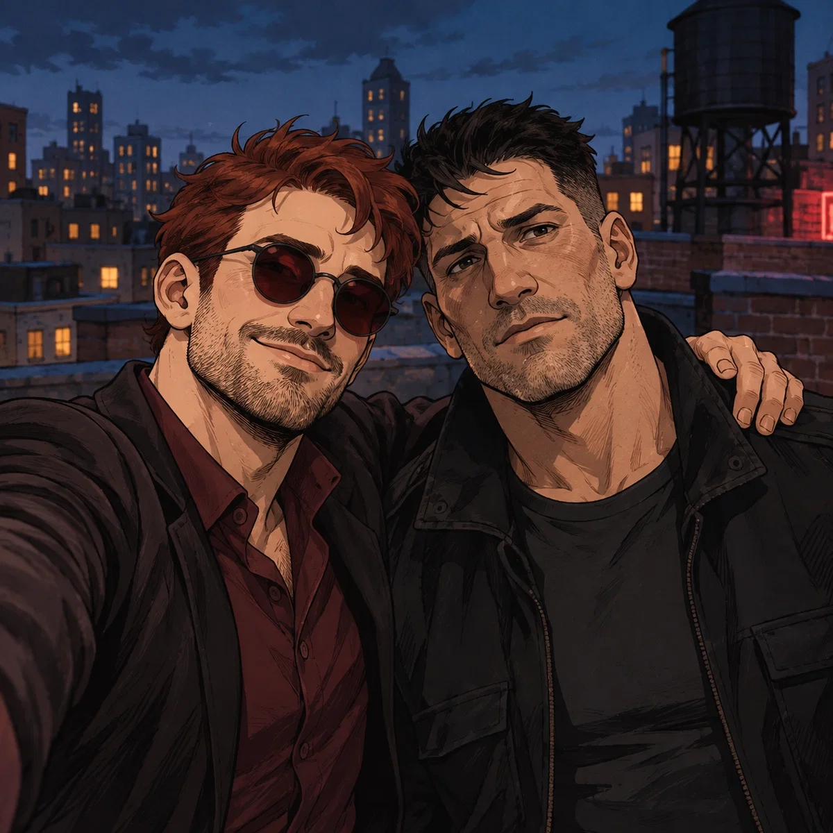 Matt Murdock and Frank Castle