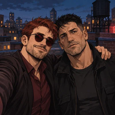Matt Murdock and Frank Castle