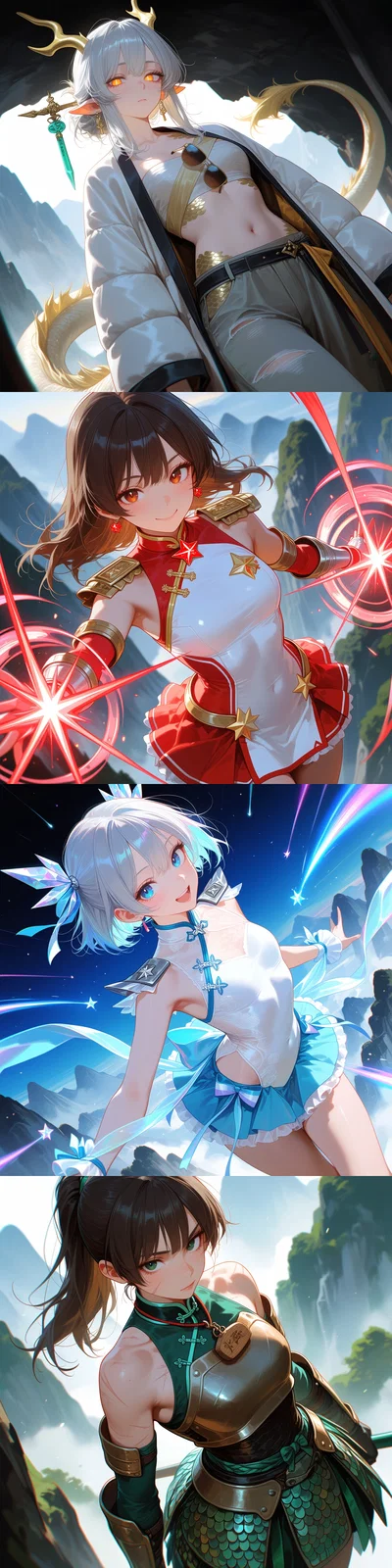 The Magical Girls Hunt A Dragon?