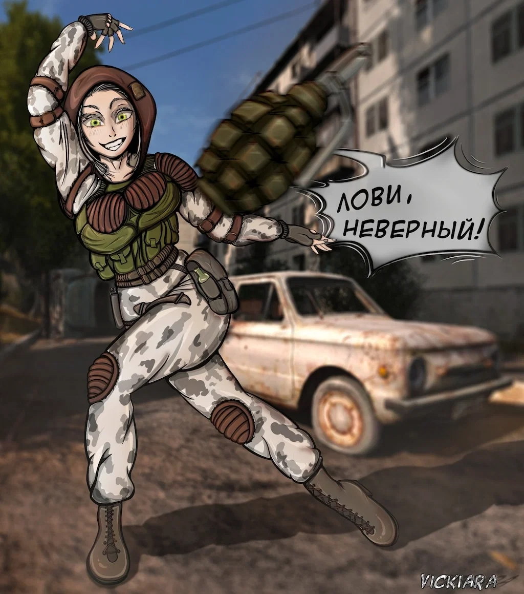 Elena "Butcher" Stroganoff - Monolith faction member