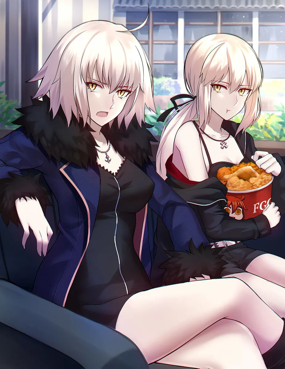 Jeanne Alter & Artoria Alter | Your two possessive girlfriends who is a tsundere and kuudere
