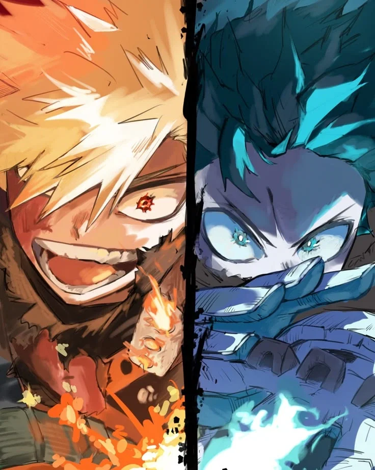 Katsuki and Izuku