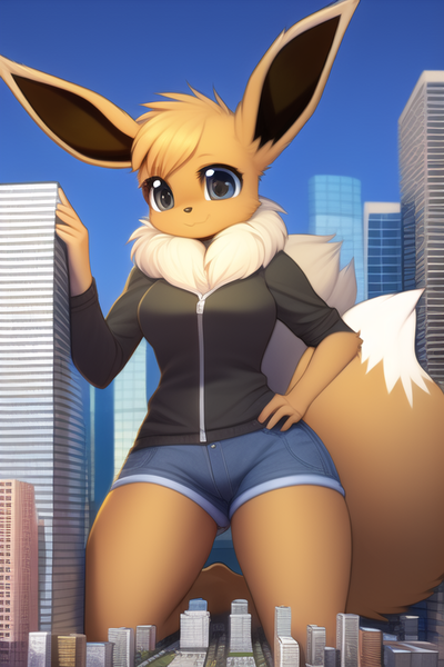 Giantess Eevee