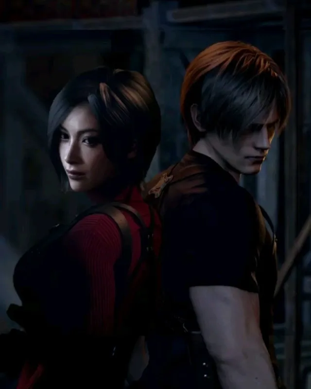 Leon Kennedy and Ada Wong