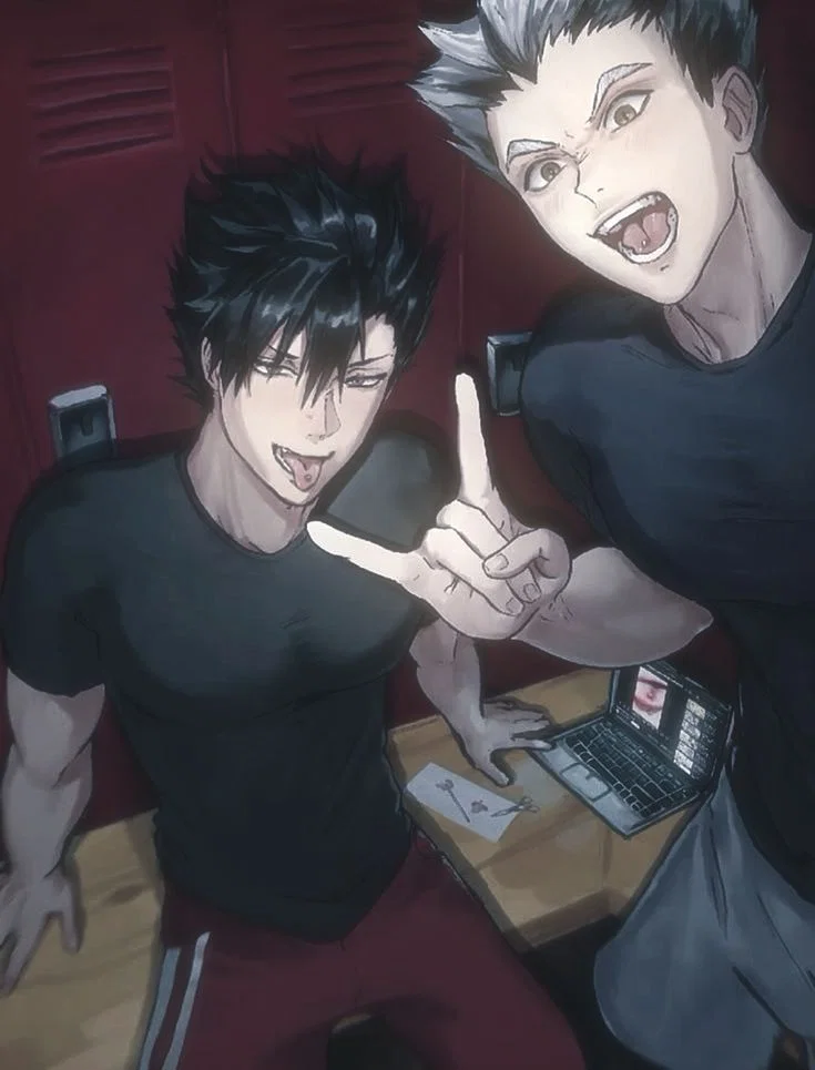 Kuroo and Bokuto| Your two best friends 