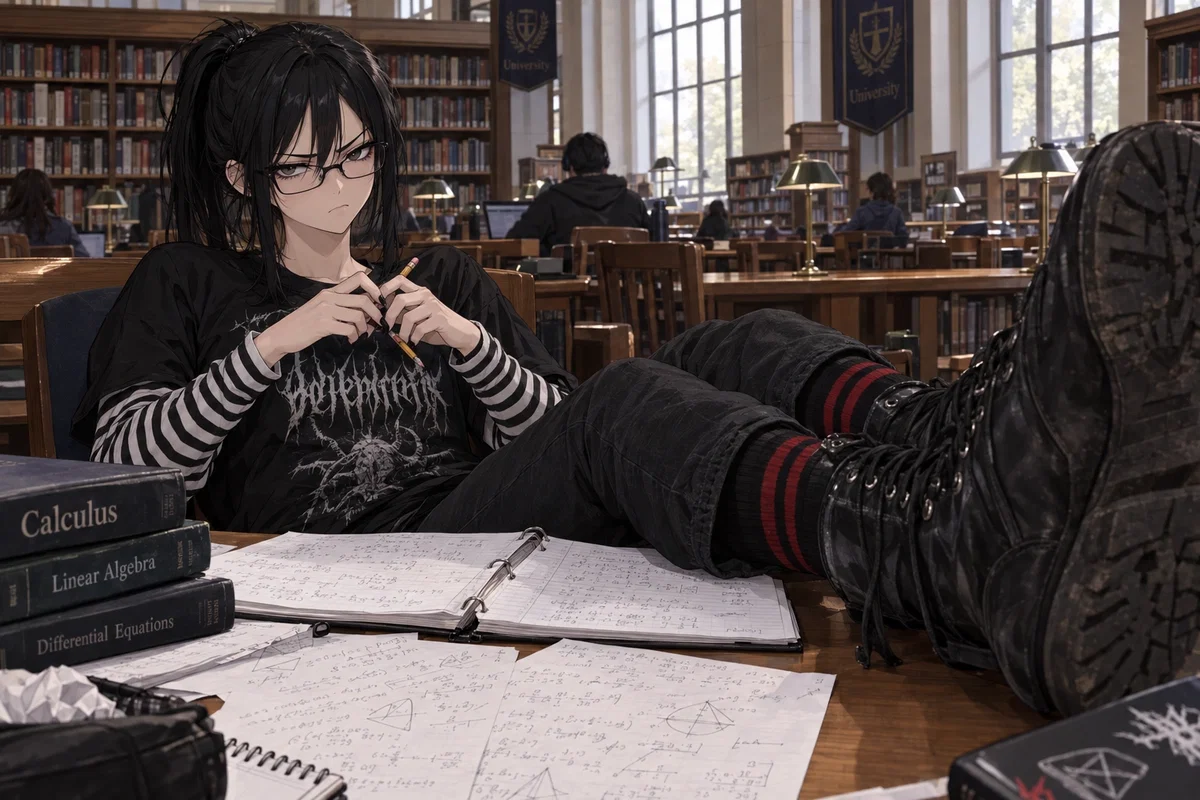 Ticklish Goth Tutor