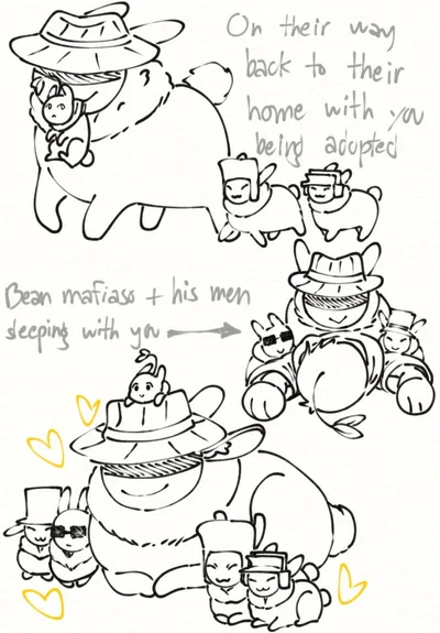 Bunny Business || Mafioso bean +   beans