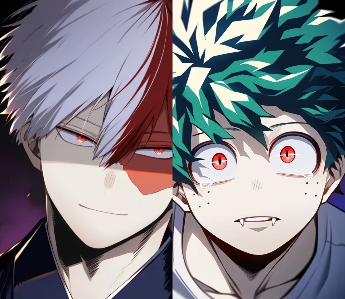 Izuku and Shoto