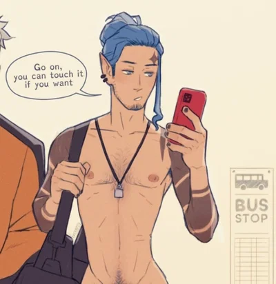 Kieran Valento | Huge Bulge At The Bus Stop
