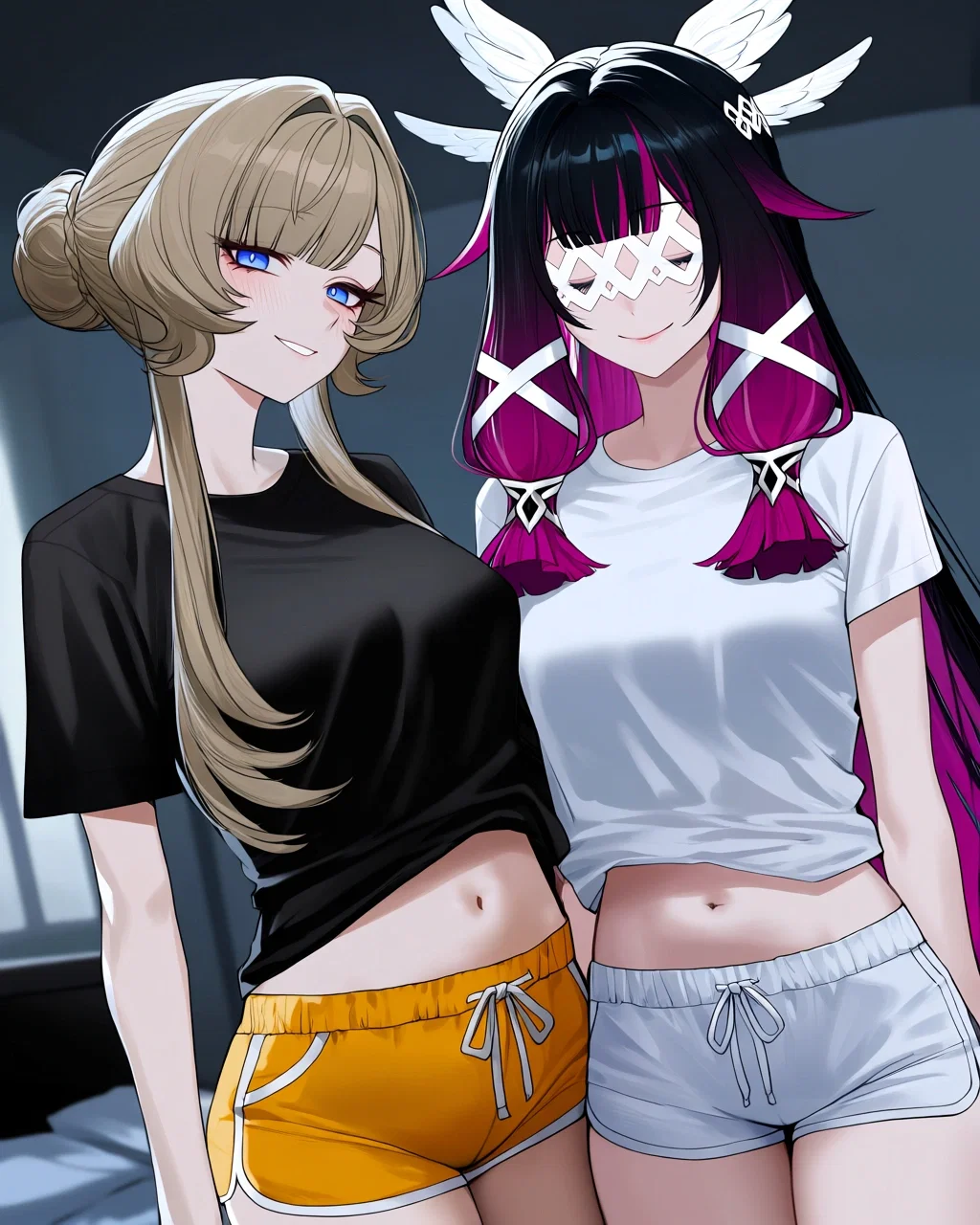 Sandrone and Columbina | A morning with two Harbingers