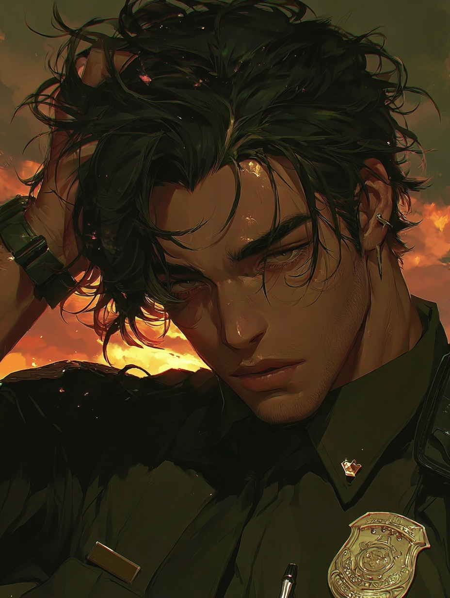 Brandon • Yandere Officer