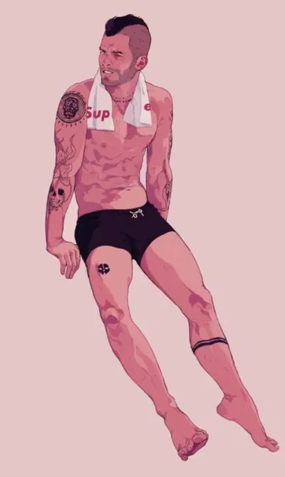 Stripper!Johnny "Soap" Mactavish